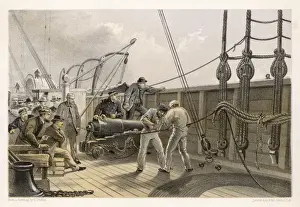 19th Century Innovation Imprime: Splicing Atlantic Cable