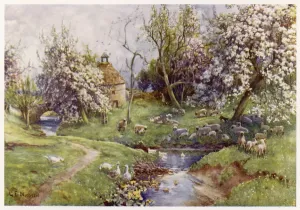 Primavera Imprime: Río con Gansos
