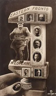 Anti German Propaganda Imprime: Squeezing the Kaiser