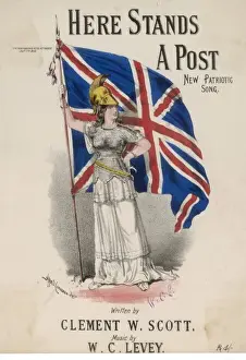 British Heritage Prints Imprime: Here Stands a Post