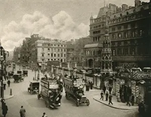 Charing Cross London Imprime: STRAND 1908