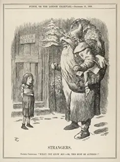 Historical Christmas Scenes Imprime: Strangers! Not Know Me