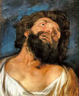 Sir Anthony Van Dyck Artist Imprime: Study of the Head of a Robber