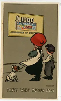Sunlight Soap Advert Imprime: Sunlight Soap advertising insert