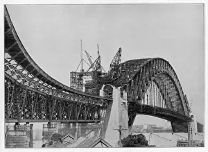 Suspension Bridge Architecture Imprime: Sydney Bridge Construct