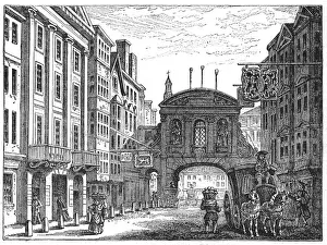 Temple Bar London Imprime: Temple Bar & Devil Tavern