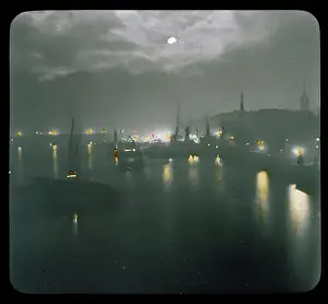 Lantern Slide Prints For Sale Imprime: Thames / Lantern Slide