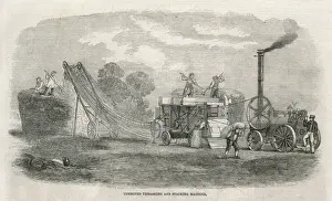 Impresiones de Máquina de Embotellado y Revolcar Conjunto por Wilkinson, Wright de Boston, Lincolnshire Lincolnshire Imprime: Máquina de ajoseo