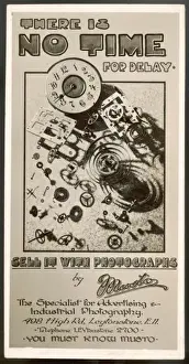 Vintage Advertising Images Imprime: NO TIME FOR DELAY