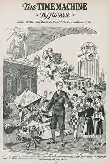 Victorian Era Illustration Imprime: The Time Machine