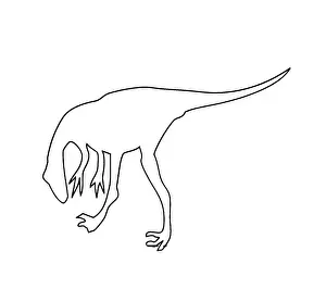 Mesozoic Era Illustrations Imprime: Troodon