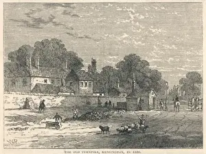 Kensington High Street History Imprime: Turnpike, Kensington