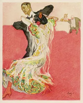 19th Century Prints Imprime: Two-Step Dance (Rieth)