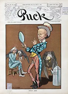 Puck Magazine Cartoons Online Imprime: Uncle John