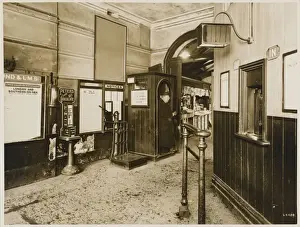 Vintage British Railways Imprime: Underground Station / 1928