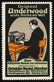 Early 20th Century Technology Imprime: Using an Underwood