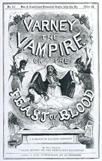 Rare Book Illustrations Imprime: Varney the Vampire