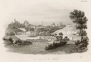 Impresiones de Visión general de la ciudad en un momento en que formaba parte de Polonia Lituania Imprime: Vilna, Lituania