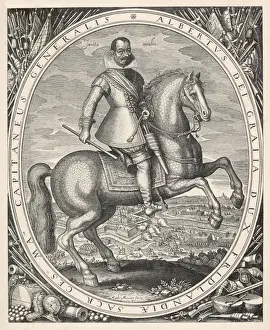 Albrecht Von Wallenstein Imprime: Wallenstein (Mounted)