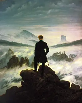 Peregrino sobre el mar de niebla