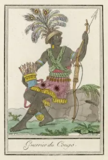 Central African History Imprime: Warrior of the Congo