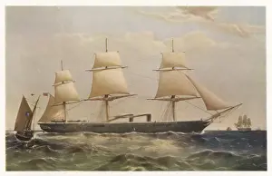 Ironclad Warship Imprime: Warrior (Dutton)