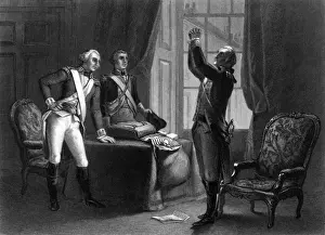 Revolutionary War Era Images Imprime: Washington Despatch