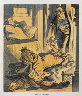 William Jennings Bryan Cartoon Imprime: Three weeks