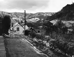 Welsh Countryside Views Imprime: Welsh Winter Scene