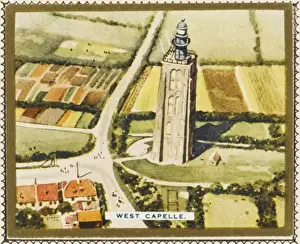 Dutch Lighthouses Imprime: West Capelle Lighthouse