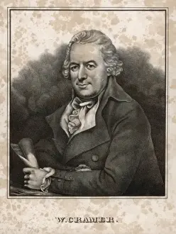 18th Century Musician Imprime: Wilhelm Cramer