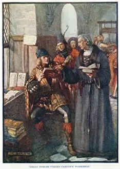 William Caxton Imprime: William Caxton in his workshop