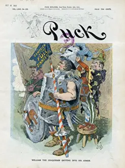 Historical Figures In Armor Imprime: William the Conqueror getting into his armor