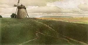 Windmill Landscape Imprime: Windmill in Landscape