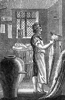 Textile Industry History Imprime: Wool-Comber
