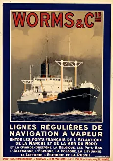 Gusanos De Barco Imprime: Póster de Worms y Compañía