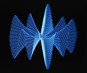 Plano 3D de una función matemática compleja