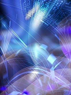 Computer Generated Images Imprime: Abstract computer artwork
