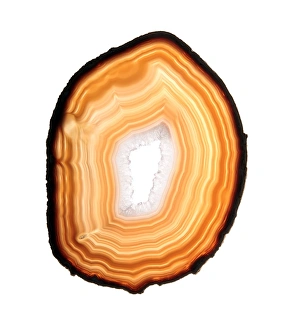 Quartz Crystals Imprime: Agate slice