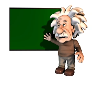 Imágenes fechadas en febrero de 2009: El arte de Albert Einstein