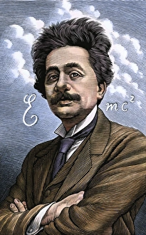 Albert Einstein Imprime: Albert Einstein, physicist