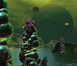 Extraterrestrial Life Forms Imprime: Alien creatures