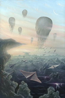 Alien Life Forms Imprime: Alien life-forms, artwork