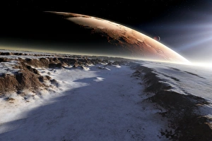 Gas Giant Planets Imprime: Alien moons, artwork
