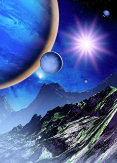 Planetas Imprime: Planeta extraterrestre