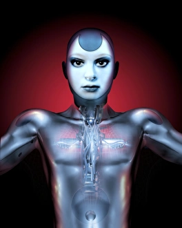 Artificial Intelligence Illustration Imprime: Android