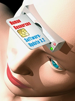 Future Technology Concept Imprime: Android software update
