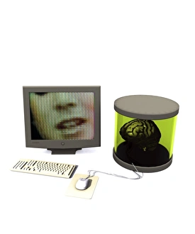 Artificial Intelligence Technology Imprime: Artificial intelligence, computer artwork