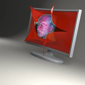 Artificial Intelligence Image Imprime: Artificial intelligence, conceptual image