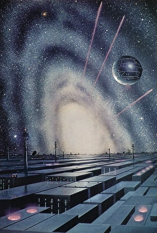 Computer Generated Planets Imprime: Artificial planets, artwork